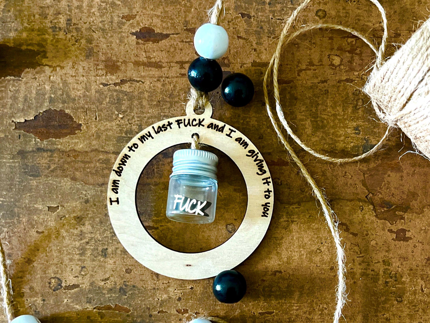 Adult Funny - Wooden Ornament, Last Fuck.