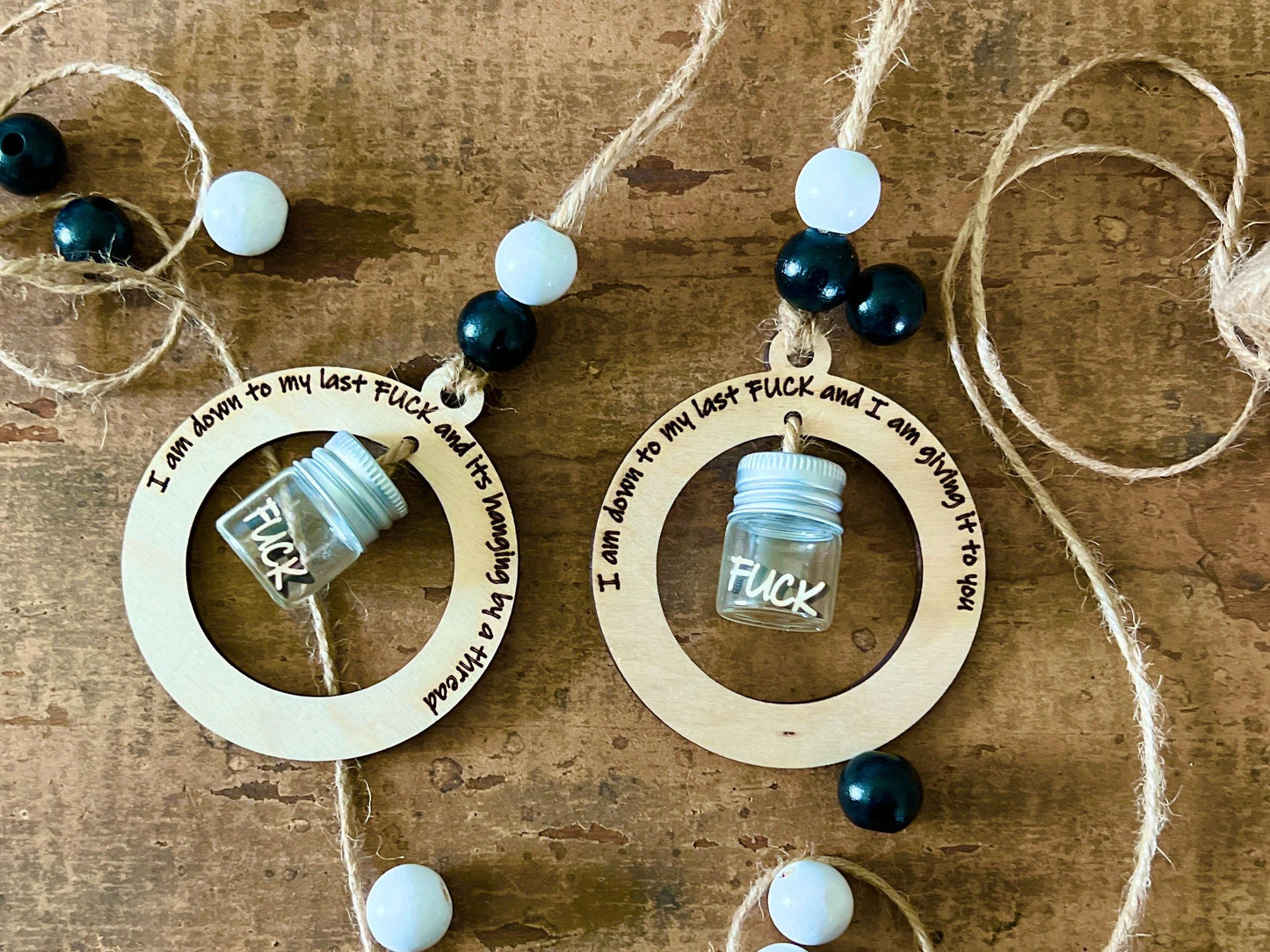 Adult Funny - Wooden Ornament, Last Fuck.