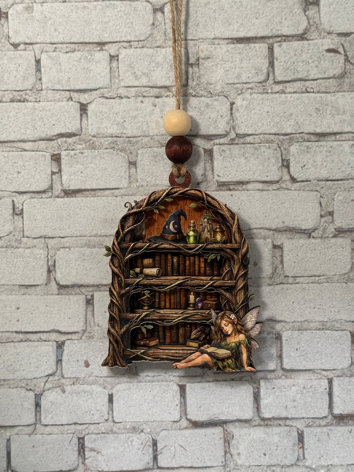 Fairy Book Shelf Ornament - Perfect for Book Lovers