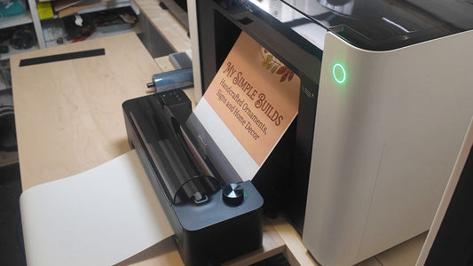 The LM1 and RF1 set up on the xTool O1 Omni