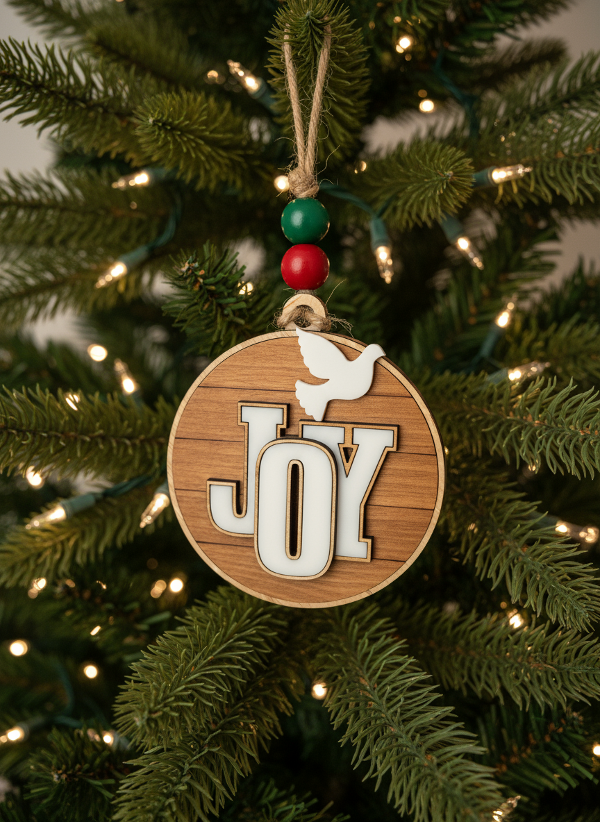 Joy Vintage Ornament