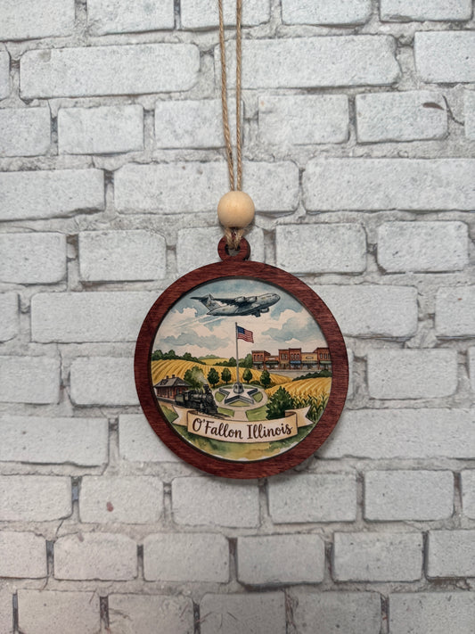 O'Fallon Illinois Ornament | Hometown Christmas Keepsake